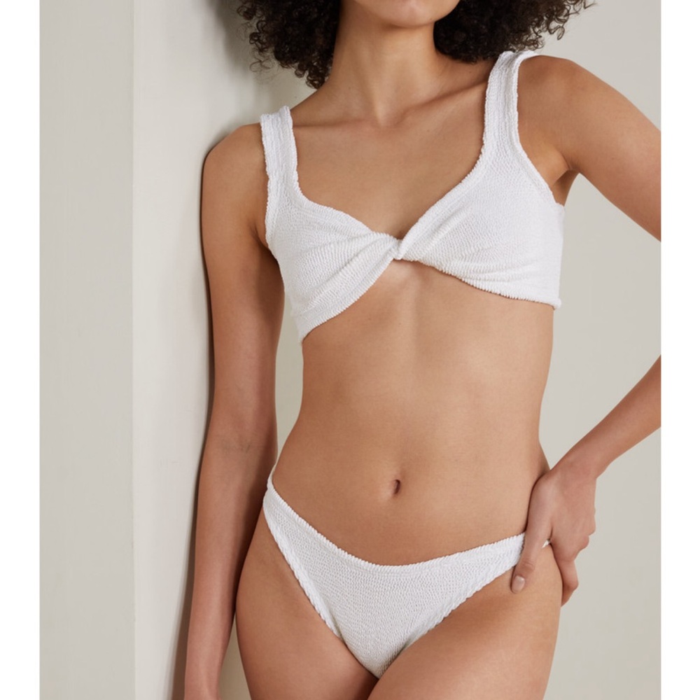 NWT Hunza g Juno bikini set in white one size - Picture 2 of 8